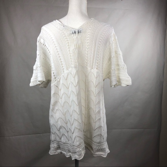 Liz Claiborne ACCESS Knit Top/Coverup S - Picture 3 of 4